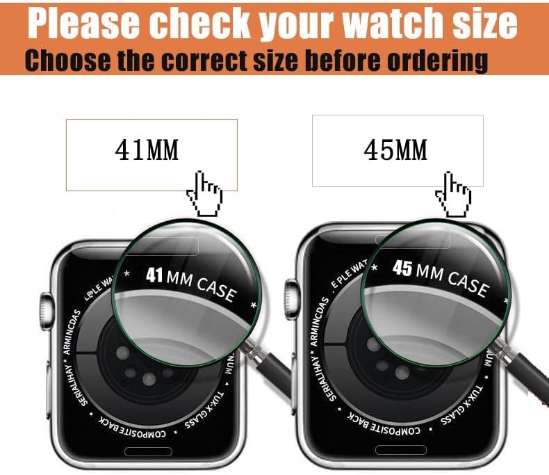 BOLSA modifikacija mod metal futrola za Apple Watch Band 8 7 6 5 4 SE 45mm 41mm 44mm Strap sa kaišem zamene okvira za iWATCH 7 6