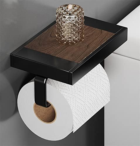 ZCMEB toaletni držač za papir sa policama Space aluminijski papir ručnik za ručnicu za vuču za WC kupaonu kuhinju