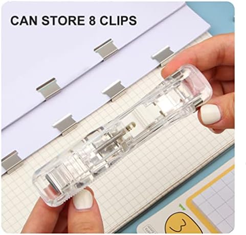 Operilacx pribor za prozirni push STAPLER Prenosivi ručni papir Clip Clip Clip Clip Clip Clip Clip