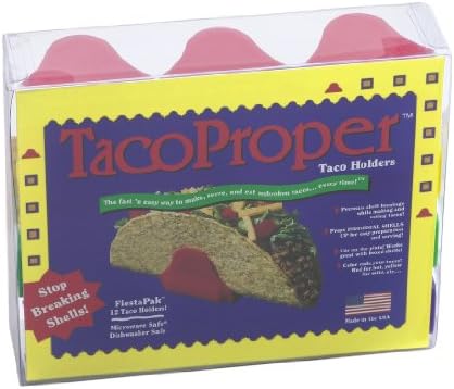 TacoProper višebojni plastični set taco set 12 paketa