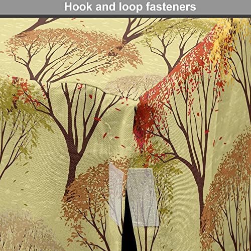 Lunarni jesenski jesenski jesenski poklopac za jesen, nadahnut dizajn šumskih šarenih lišća Sezonska