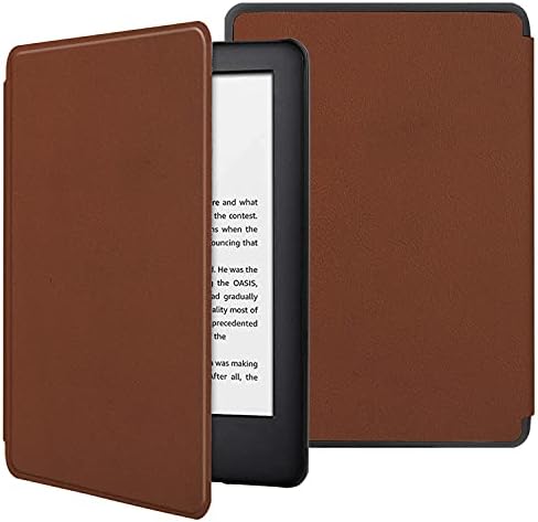 6-inčni Kindle e-čitač futrola 2022, futrola za sve nove Kindle Paperwhite e-čitače 6 inča, kožna lagana tanka kožna Zaštitna navlaka sa automatskim buđenjem/spavanjem, kafa, Kindle 11t