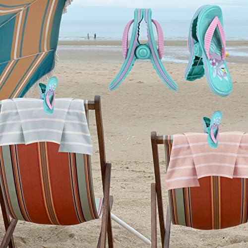 Kaiš za ručnik za plažu za stolica Jumbo Veličina Plastična odjeća za odjeću za ležaljke za ležaljke Sigurni isječci za stolice na plaži