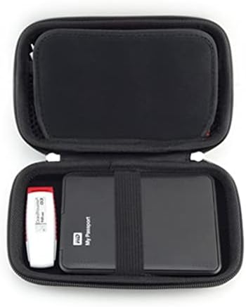 Solustre stalak za slušalice prijenosni Crni putni Organizator torba za nošenje elektronski dodatak držač slušalica