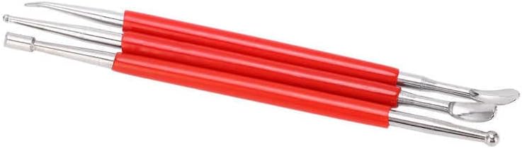 3kom dvostruka olovka za praćenje tačaka mali prijenosni alati za oblikovanje crvene keramike za rezbarenje olovke za oblikovanje
