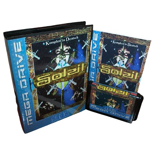 Poklopac Aditi Soleil EU s kutijom i priručnikom za SEGA Megadrive Genesis Video Game Console 16 bitna MD kartica