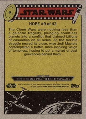 2019 TOPPS STAR WARS Putovanje za uspon Skywalker Green # 9 Približavanje ratne krajnje trgovinskom karticom