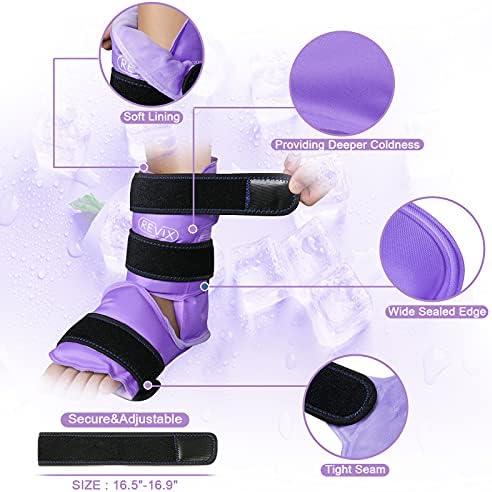 REVIX omotač leda za koljena za ozljede Gel za višekratnu upotrebu i gel hladno pakovanje stopala za Ahilov Tendonitis