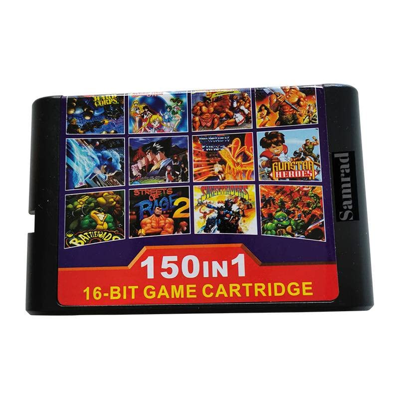 Samrad Super Card 150 u 1 više uložak za Sega Genesis Mega Drive 16 bitna igra