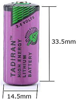 Yicuaa TL-5955 2/3AA 1650mah 3.6 V litijum PLC baterija zamjena za Tadiran TL-2155 TL-4955 TL-5155 TL-5955