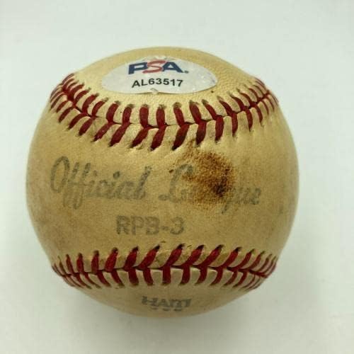 Hank Aaron potpisao vintage Službena liga bejzbol PSA DNK Coa - autogramirani bejzbol