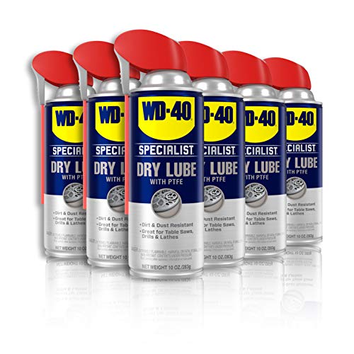 WD-40 Specialist Dry Lube with Smart Slama sprejevi 2 načina, 10 OZ [6-Pack] & 3-u-jednom profesionalno