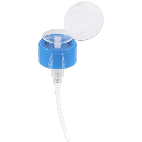 PANA 10oz plava sa Word push-Down dozatorom-1 bočica - prazna flaša pumpe za ponovno punjenje za tekuću kremu za uklanjanje laka za nokte