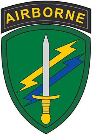 Američka vojska-civilna pitanja & psihološke operacije Command SSI-Pet inča visok u punoj boji Decal