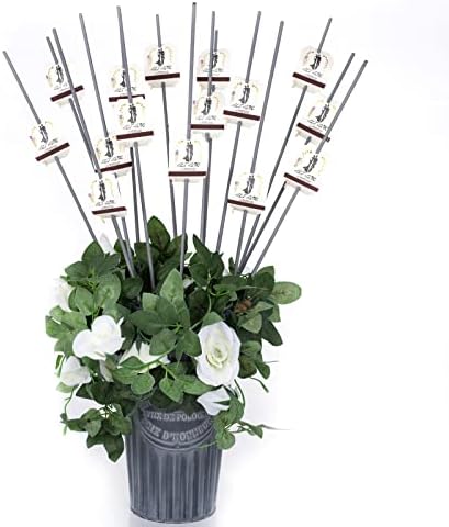100kom cvijeća i mladenaca vjenčane svjetlucave oznake sa držačem za šibice i napadačem za vjenčanja -