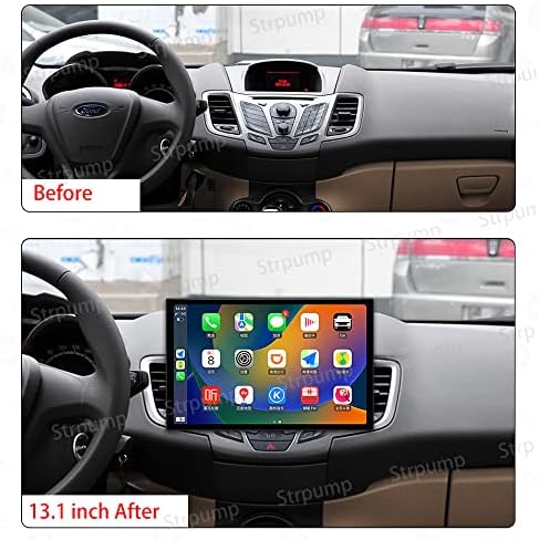13.1 8 + 256GB Android 12 za Ford Fiesta 6 MK 6 2008-2018 Car Stereo Radio GPS navigacijski Carplay DSP