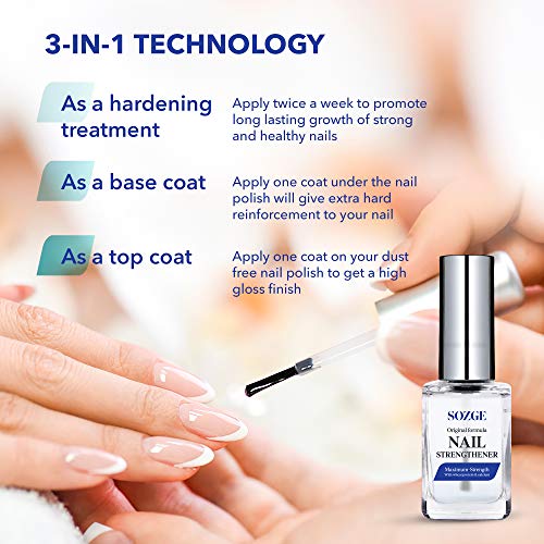 Učvršćivač noktiju, tretman serumom za jačanje noktiju - izuzetno jak učvršćivač noktiju za slabe i oštećene nokte, koristi se kao gornji ili osnovni sloj, njega zanoktice za rast noktiju