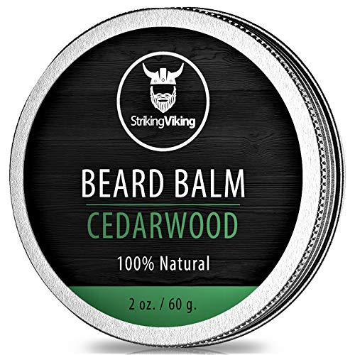 Upečatljiv Viking balzam za bradu regenerator za muškarce-Styles & ; omekšava bradu i brkove - prirodni sastojci sa Shea maslacem, arganom & amp; jojoba ulja i mirisom kedrovine