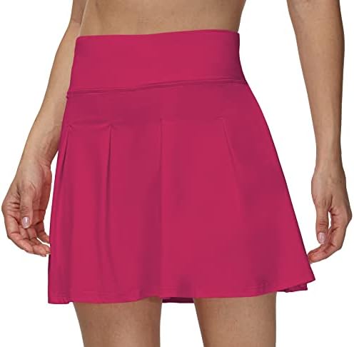 Cakulo Golf tenis suknje za žene plus veličine visokog struka Activewear sportska vježba natamljena najaka s džepom za kratke hlače