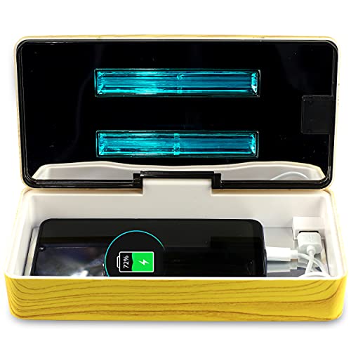 JJ care kutija za telefonski sterilizator, sterilizator za kućne predmete, ljepota & amp; Alati za nokte, ured & upotreba klinike - Drvo žuto