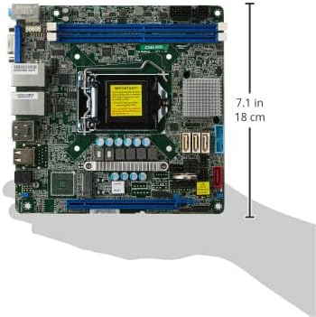 Arock stalak C246 WSI Mini-ITX serverska matična ploča LGA 1151 Intel C246