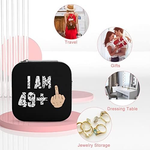 50. rođendanski poklon ideja za nakit PU kožna prijenosna zaslona Držač kutija Mini futrola za žene poklon