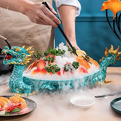 Aizyr Creative Dragon Head Sashimi Sushi ploča - japansko stil voćne salate posluživanje ladica za restoran