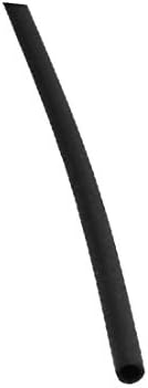 X-dree 3,3 mm Unutarnje cijevi za ponovno korištenje cijevi za ponovno postavljanje plamena Crna za popravak žice (Tubo Ignífugo de Poliolefina de Diámetro Interno de 3,3 pite Y 0,6 mm para reparación de kablovi