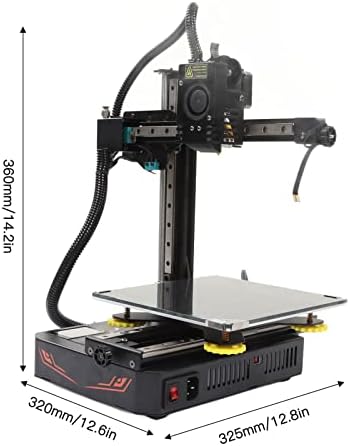 Službena korektura Ender 3 Pro 3D štampač, FDM 3D štampač, printer za ekstrudiranje kratkih dometa, automatsko izravnavanje, 8,66x8,66x9,84 inča