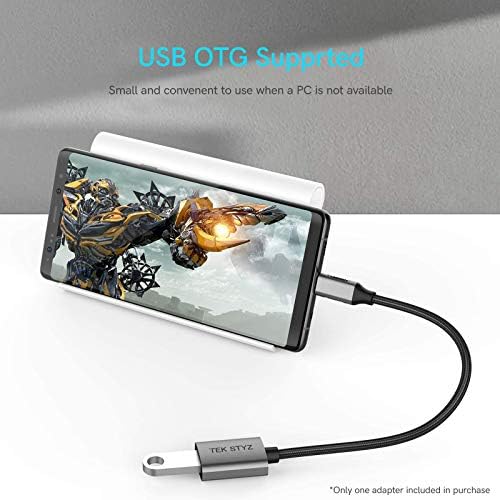 TEK STYZ USB-C USB 3.0 adapter kompatibilan je sa vašim Xiaomi Poco X4 NFC OTG Type-C / PD muškim USB 3.0 ženskim pretvaračem.