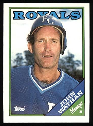 1988 TOPPS 534 John Wathan Kansas City Royals Nm / Mt Royals