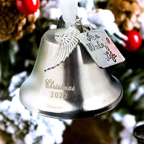 JOEN posrebreni Božić zvono ukrasi za Božić Tree Vjenčanja ukras privjesci )