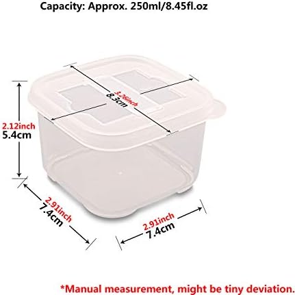 HOMUREN kutija za čuvanje svježine sa poklopcem plastični spremnik za pripremu hrane zapečaćeni Organizator