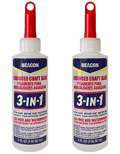 Beacon 3-u-1 Napredno ljepilo za izradu, 4-unca, 2-Pakovanje