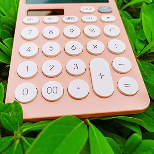 MJWDP 12-znamenkasti kalkulator velike tipke Finansijski poslovni računovodstveni alat Bijela plava narančasta velika gumba baterija i solarna snaga