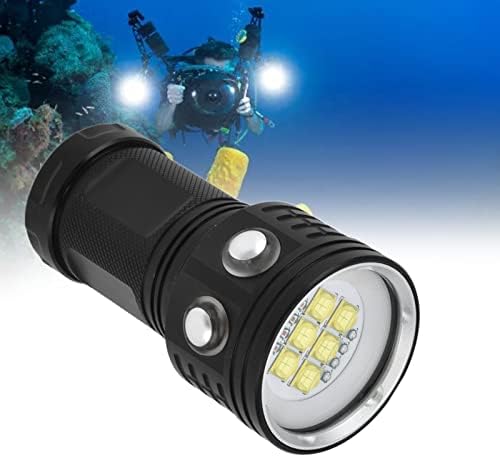 14Led ronilačka svjetiljka lampica Prijenosna podvodna rasvjeta i fotografija ispunjavaju svjetlo IPX8 Vodootporna aluminijska legura ronjenje