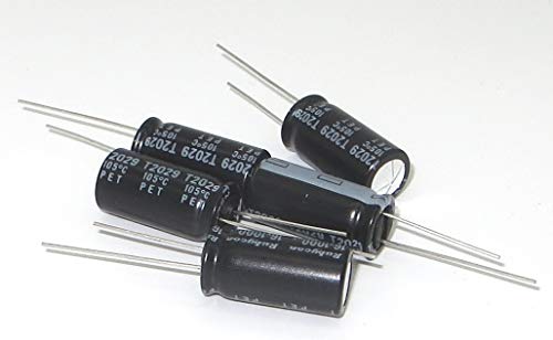 5 PK - 1000uf 16v radijalni olovni aluminijumski elektrolitički kondenzatori za popravku LCD televizora i potrošačke elektronike