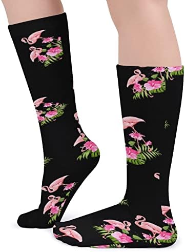 WEEDKEYCAT ljeto sa Flamingo debelim čarapama novost Funny Print grafički Casual toplo Mid Tube čarape za zimu