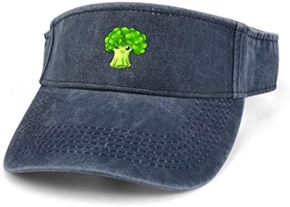 Brokoli Cartoon Sport šešir sa vizirom za sunce Podesiva prazna Gornja traper kapa za muškarce i žene