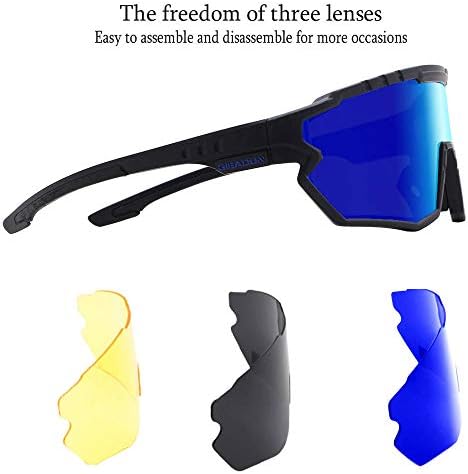 Giedun Sportske sunčane naočale Biciklističke naočale Polarizirani biciklizam, bejzbol, ribolov, skijanje, golf