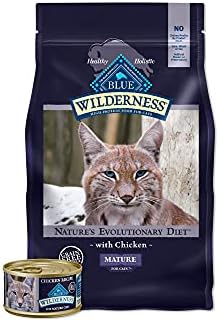 Blue Buffalo Wilderness visoko proteinski prirodni paket hrane za mačke bez zrelog zrna, suha hrana za mačke i mokra hrana za mačke, piletina