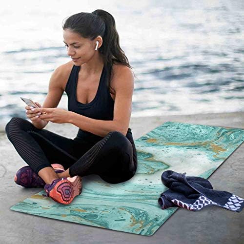 Alaza Marble dizajn prostirke za jogu neklizajuća prostirka za fitnes vježbe, prostirka za vježbu za