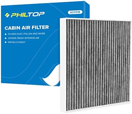 Filter Fillp Air Cabin Filter CF11809 Zamjena za Silverado 1500 2014 2014-2018, Sierra 1500 / Tahoe / Silverado 2500 HD / prigradski / Yukon / Sierra 2500 HD / Escalade, Premium kabinski filter s aktiviranim karbonskim filterom