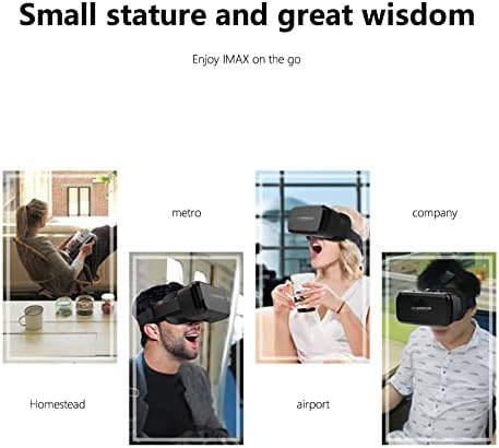 VR Immersive Digital Glasses - 3d virtuelna stvarnost Headworn naočare za igre IMAX gigantski efekat bioskopa sa drškom kompatibilan sa iOS i Android sistemima