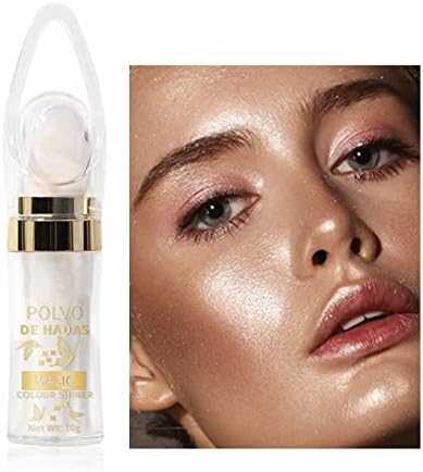 Fairy Highlighting Pat puder Glitter face and Body Glow puder Strip kozmetika prirodni 3d Puff