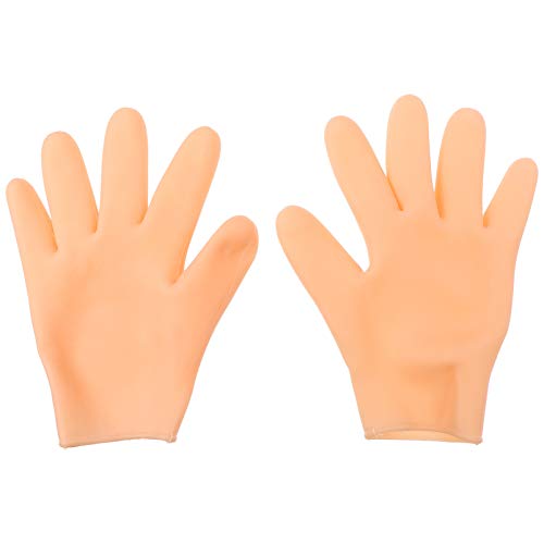 EXCEART maska za spavanje 1 par hidratantne rukavice kozmetika rukavice za ruke Spa rukavice za čišćenje ljepote rukavice za suhe ruke popravak grubo uklanjanje mrtve kože boja kože rukavice bez prstiju