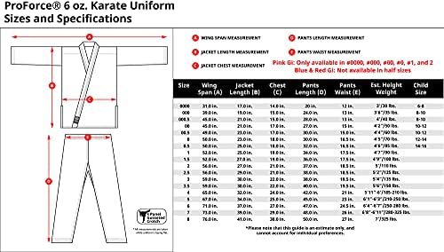 Proforce 6oz. Tradicionalna karate uniforma Karate uniforma - Bijela