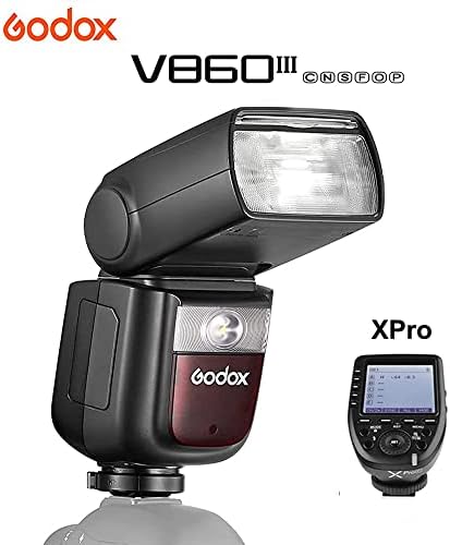 Godox V860III-C Flash & Godox Xpro-C Trigger Set kompatibilan za Canon kameru 2.4 G bežični HSS 1/8000 GN60 1.5 s reciklirajte 480 bliceva pune snage