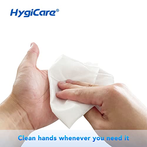 HygiCare jednokratne mokre krpe za odrasle 250 Count Wipes Fresh miris 12 x8 Strong Best za inkontinenciju čišćenje kod kuće klinika starački dom bolnica kamp na otvorenom