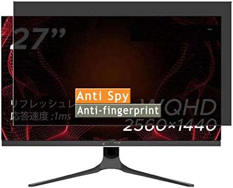 Vaxson Zaštita ekrana za privatnost, kompatibilna sa JAPANNEXT JN-T27165WQHDR 27 naljepnica za zaštitu od špijunskog filma za Monitor [ ne kaljeno staklo]